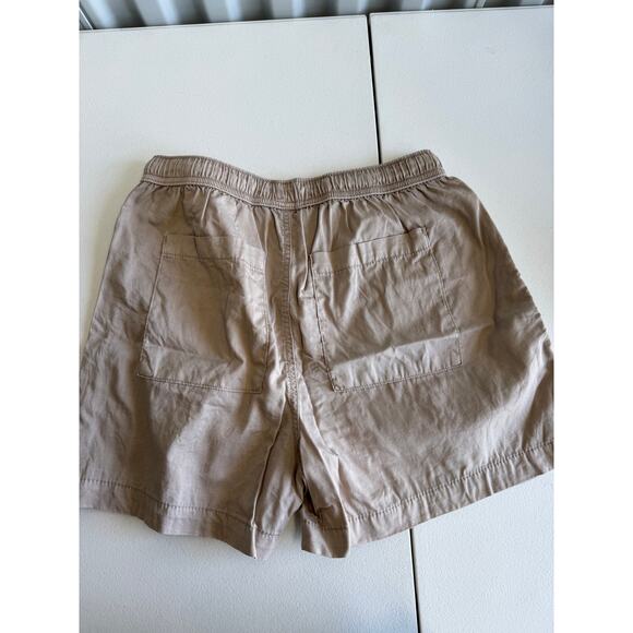4 for $10 Revery 100% Cotton Biege Shorts EUC M - Picture 6 of 6